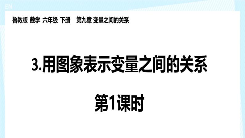 9.3用图象表示变量之间的关系(1）教学课件　2022—2023学年鲁教版（五四制）六年级数学下册01