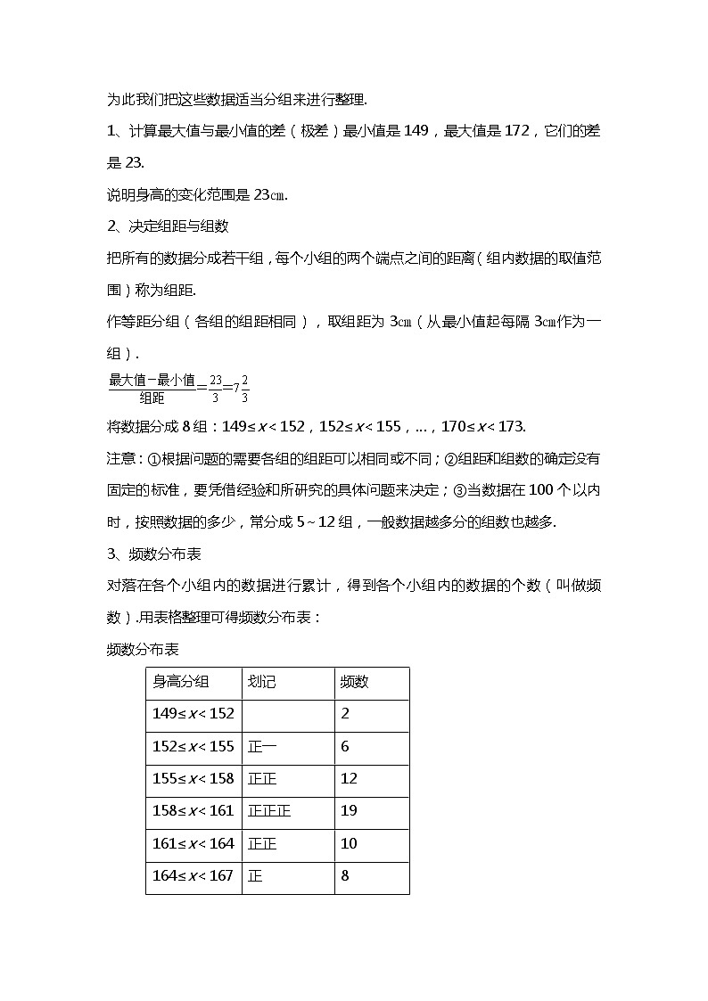 班海数学人教版七下-10.2 直方图【优质教案】02