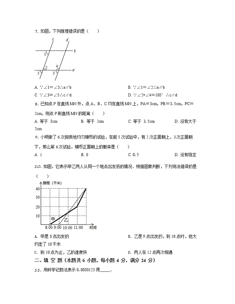 2022-2023学年北京市东城区七年级下册数学期末专项提升模拟题(AB卷)含解析第2页