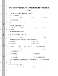 2022-2023学年安徽省安庆市七年级上册数学期中专项提升模拟（AB卷）含解析