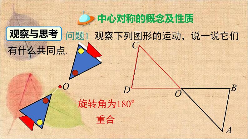 北师大版数学八年级下册 3.3 中心对称 课件第4页