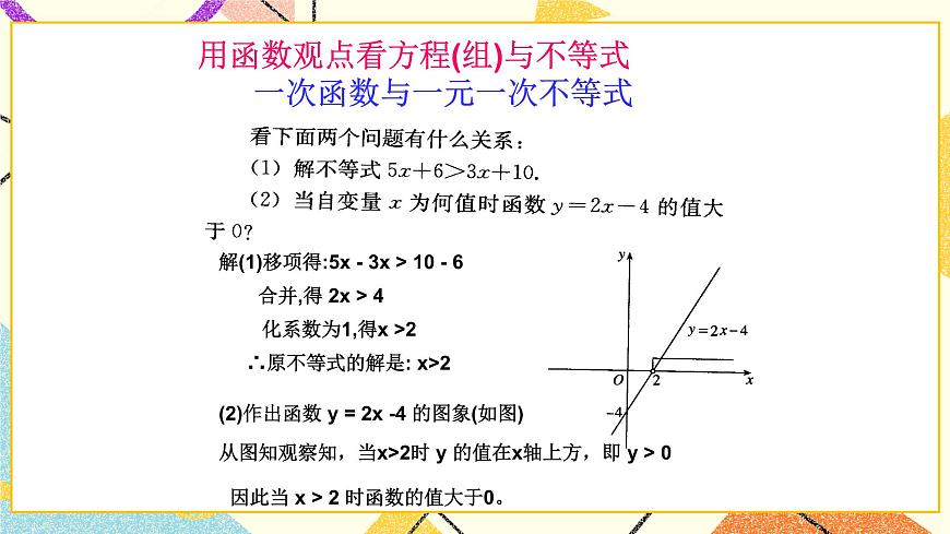 10.5一次函數(shù)與一元一次不等式 課件第7頁
