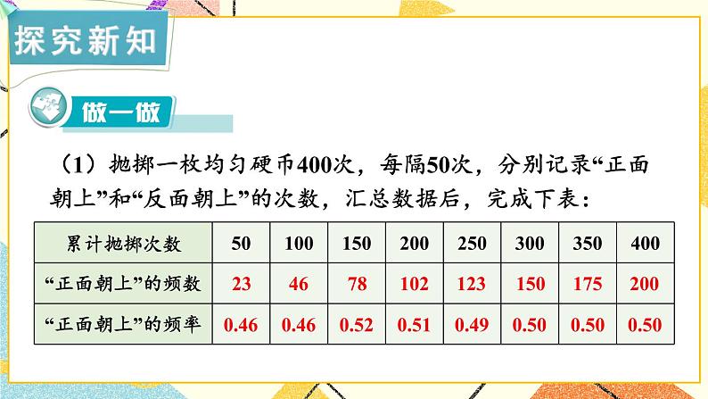 4.3 用频率估计概率 课件+教案03