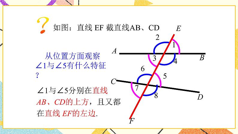 9.1同位角、内错角、同旁内角 课件+教案02