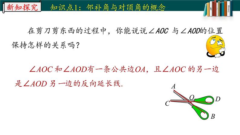 5.1.1相交线-2022-2023学年七年级数学下册同步精品随堂教学课件(人教版)第5页