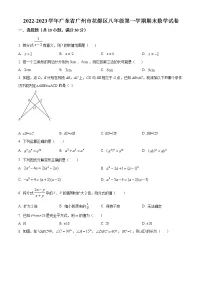 广东省广州市花都区2022-2023学年八年级上学期期末数学试卷