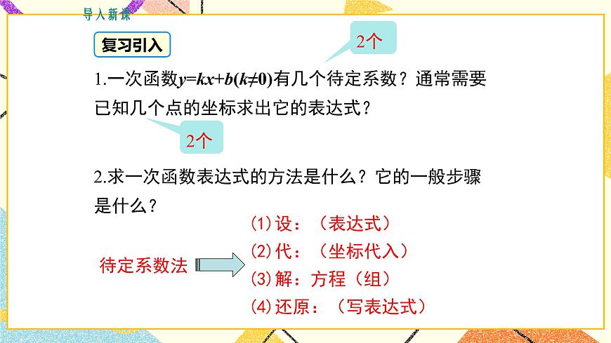 30.3 由不共線三點(diǎn)的坐標(biāo)確定二次函數(shù) 課件第3頁(yè)