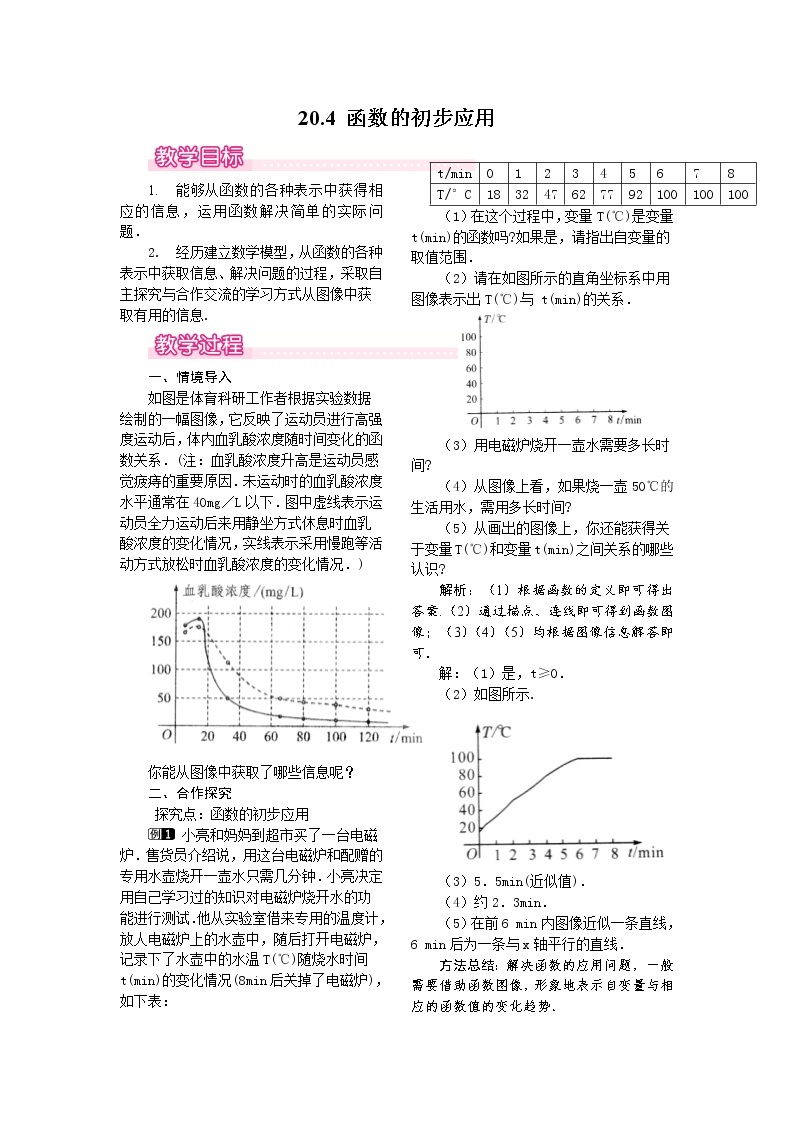 20.4 函数的初步应用 课件＋教案01