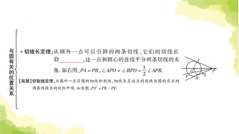 中考数学复习第六章圆第二节与圆有关的位置关系教学课件05