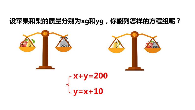 2.3 解二元一次方程组(1)代入消元法 浙教版数学七年级下册课件06