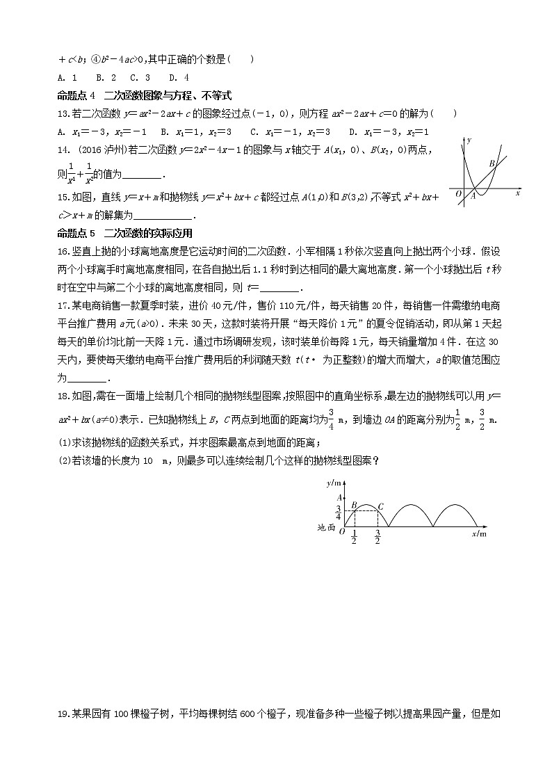 中考数学全面突破:第九讲 二次函数 含解析答案第2页