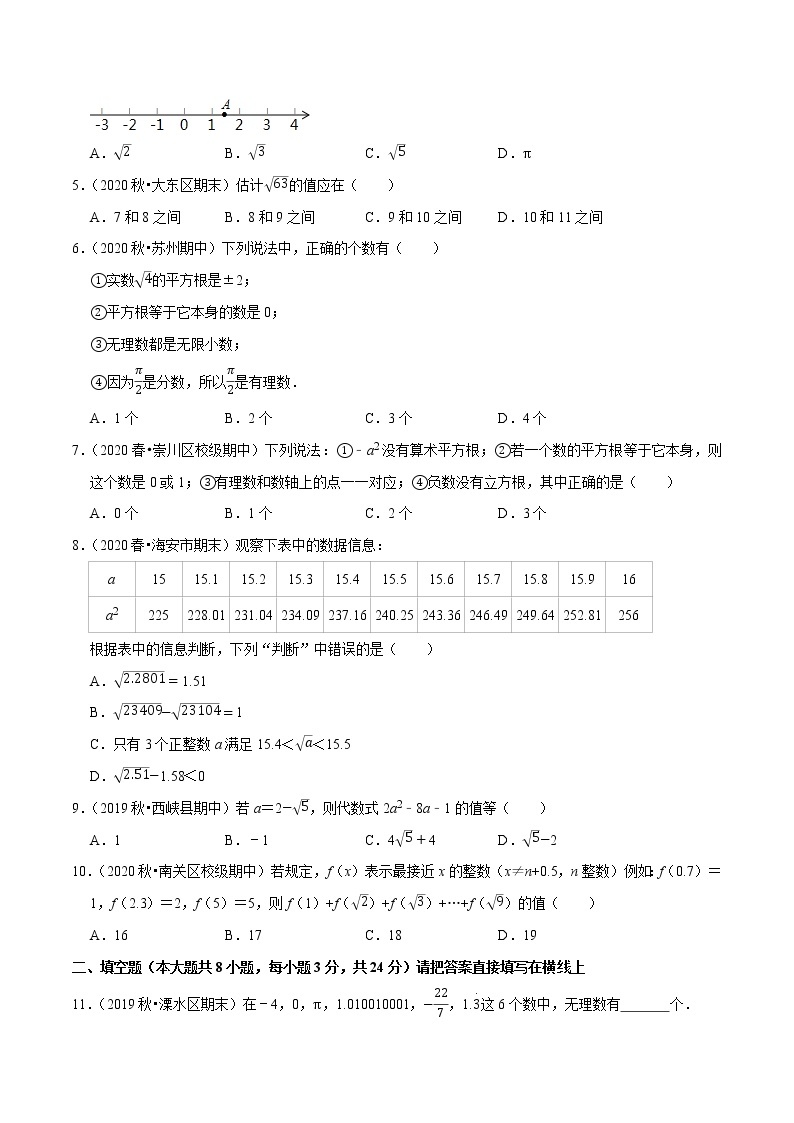 7年级数学下册尖子生同步培优题典 专题6.10  第6章实数单元测试（培优卷）02