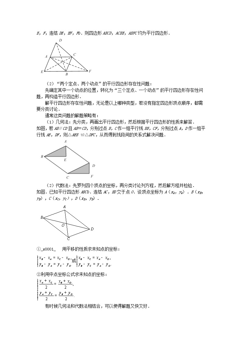 中考几何模型压轴题 专题23《平行四边形的存在性》02