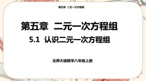 北师大版八年级上册1 认识二元一次方程组完整版课件ppt