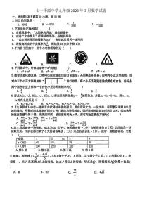 湖北省武汉市七一华源中学2022-2023学年九年级下学期3月月考数学试卷