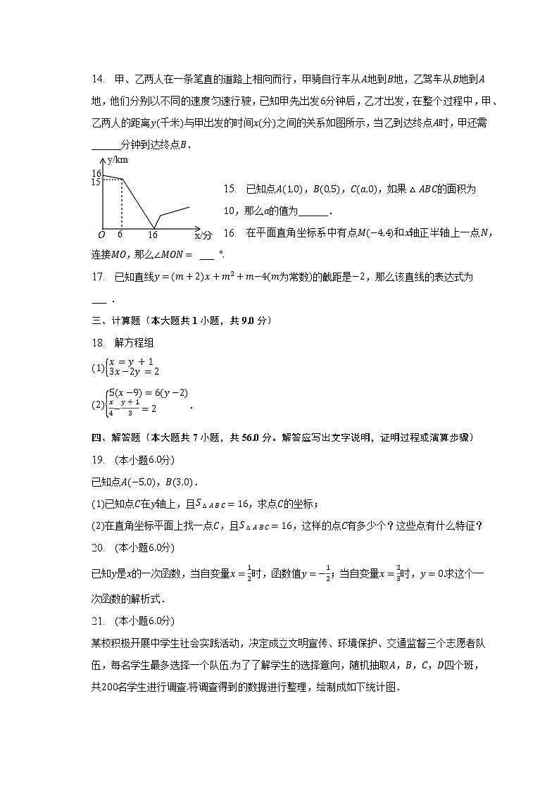 2022-2023学年广东省梅州市平远县铁民中学八年级(下)开学数学试卷(含解析)第3页