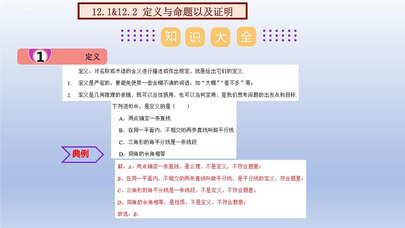 第十二章 证明【单元复习课件】-七年级数学下册单元复习过过过(苏科版)第2页