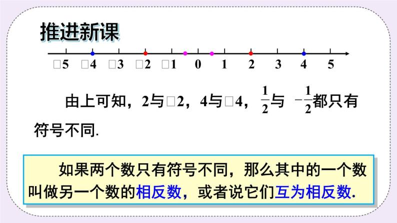 沪科版数学七上1.2《数轴、相反数和绝对值》第2课时 相反数 课件+教案03