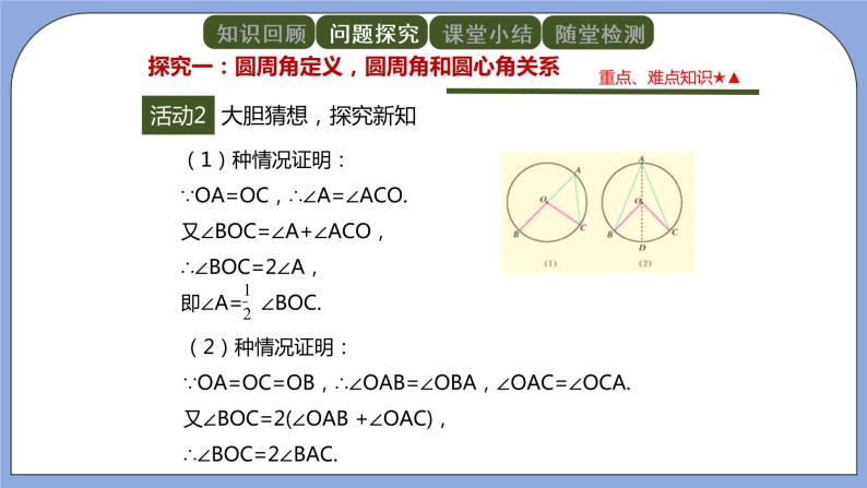 人教版（五四学制）九上数学 31.1.4 圆周角第1课时 课件+教案07