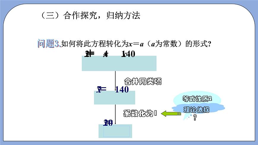 人教版（五四學(xué)制）七上數(shù)學(xué) 11.2 解一元一次方程（一）合并同類項(xiàng) 課件第6頁