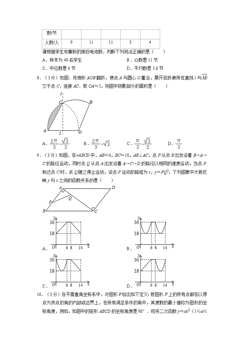 2022年广东省珠海市斗门区中考数学一模试卷第2页