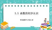 初中数学青岛版七年级上册5.5 函数的初步认识优秀习题课件ppt