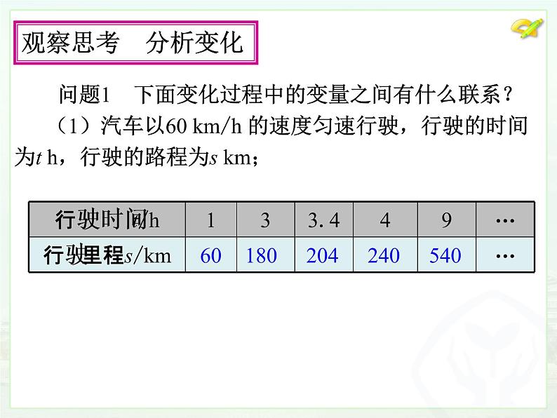 数学八年级下册19.1.1变量与函数(2)课件PPT05