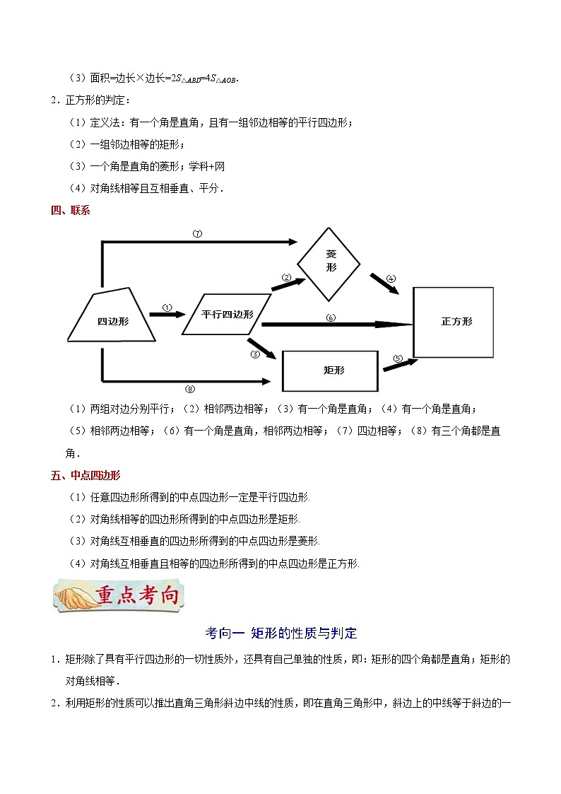中考数学一轮复习考点过关练习考点17 特殊的平行四边形 (含答案)第2页