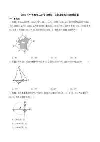 2023年中考数学二轮专项练习:三角形的综合题