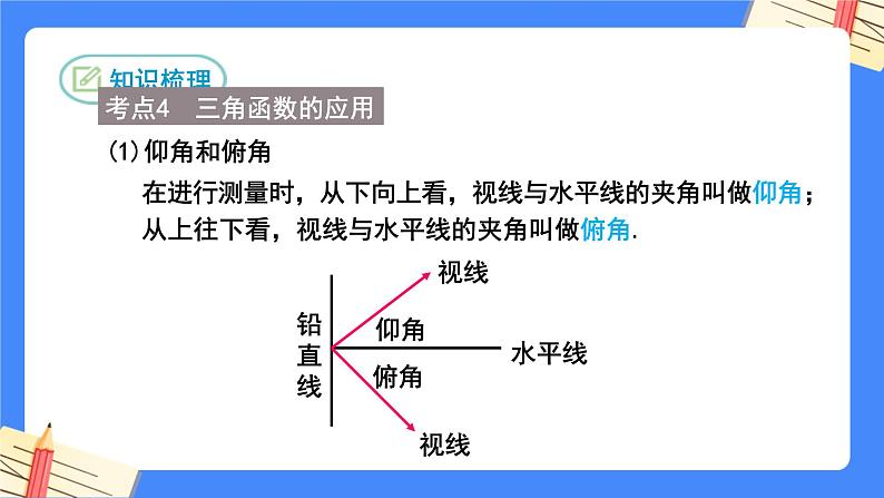 第二十八章 锐角三角函数复习【知识梳理】——2022-2023学年人教版数学九年级下册单元综合复习课件PPT06