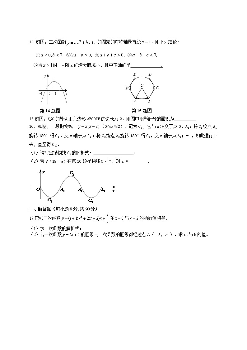 数学九年级上册【人教版】九年级上期中数学试卷103