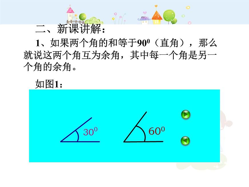 數(shù)學(xué)八年級(jí)上冊(cè)余角與補(bǔ)角1課件PPT第3頁(yè)