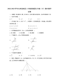 2022-2023学年江西省南昌三中教育集团七年级（下）期中数学试卷（含解析）