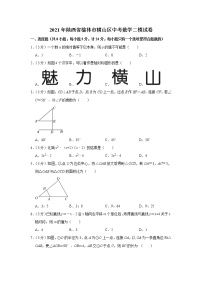 2021年陕西省榆林市横山区中考数学二模试卷