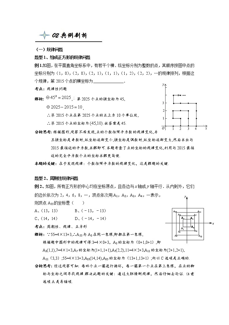 【精品同步】七年级下册数学7.3 规律与动点问题(带答案)第2页