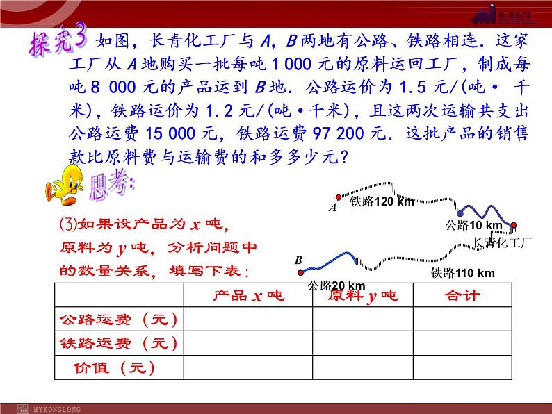 数学七年级下册8.3实际问题与二元一次方程组(3)课件PPT第4页