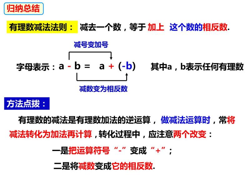 1.4.2有理数的减法（课件）-2022-2023学年七年级数学上册同步精品课件（沪科版）06