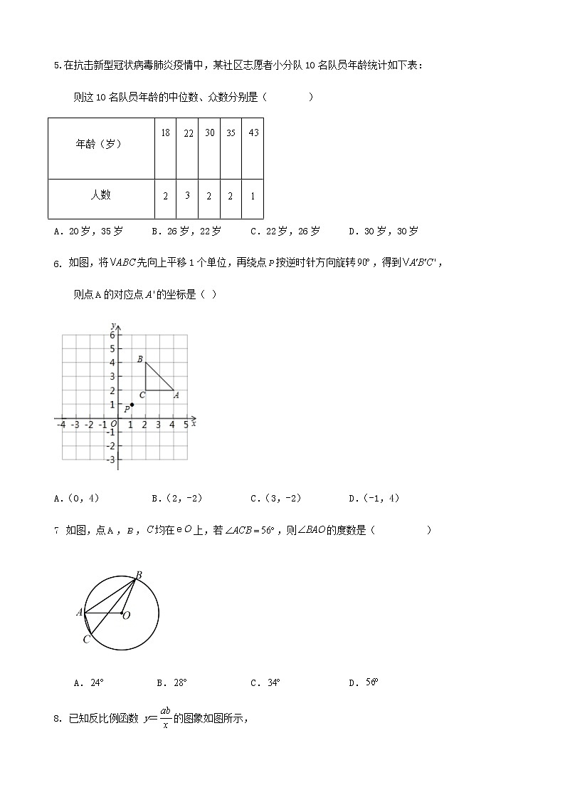 2023年山东省青岛市中考二模数学试题02