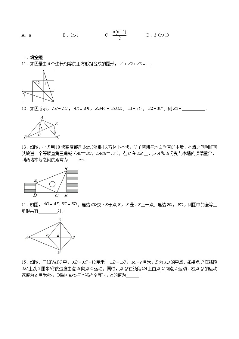 專題08 全等三角形（難點(diǎn)）（原卷版）第3頁
