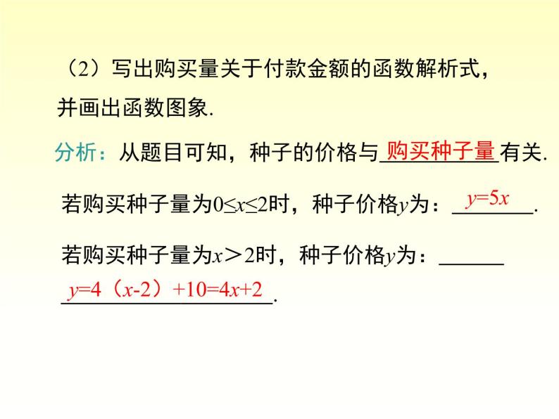 4.5 第1课时 利用一次函数解决实际问题 湘教版八年级数学下册课件06