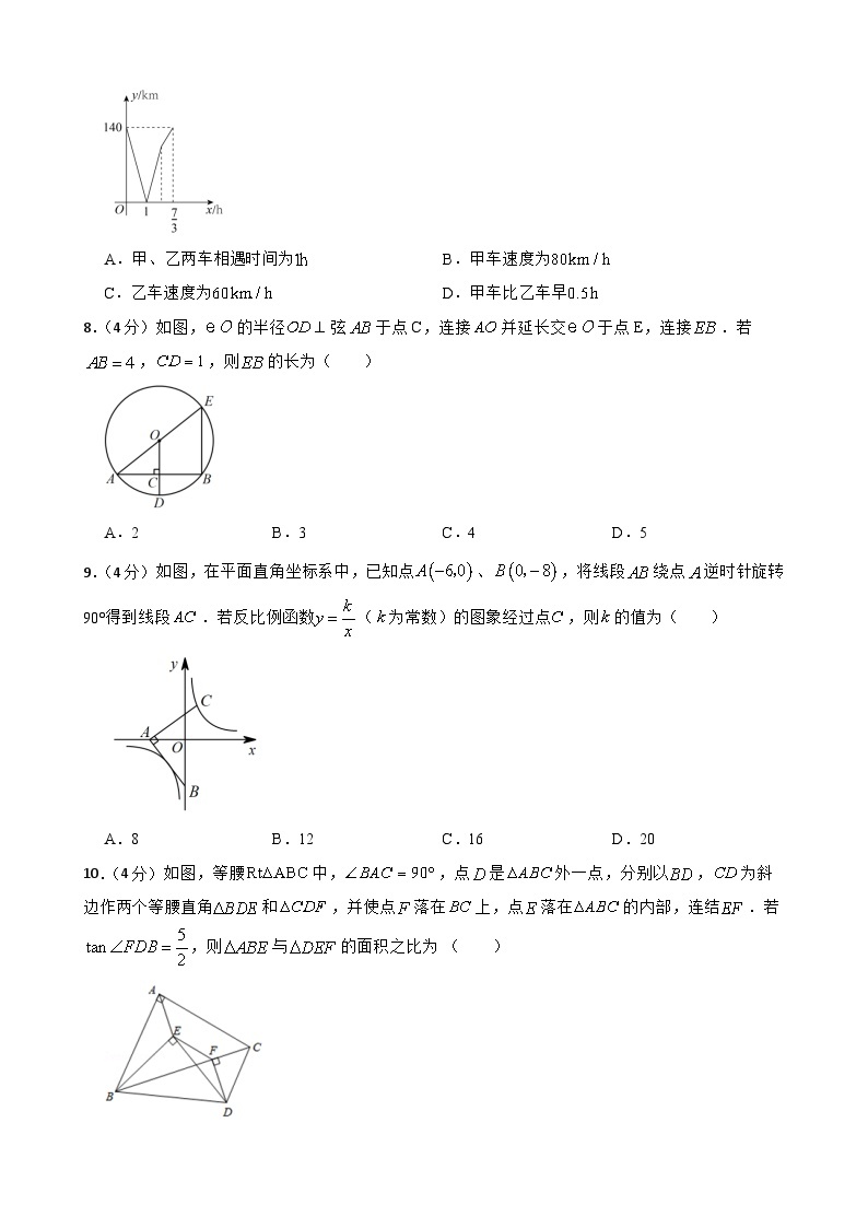 2023年安徽省初中毕业学业考试数学模拟试卷（含答案）02