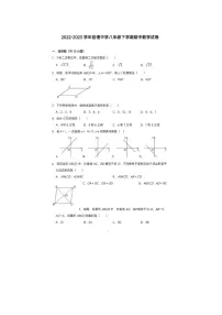 福建省莆田市哲理中学2022-2023学年八年级下学期期中数学试卷