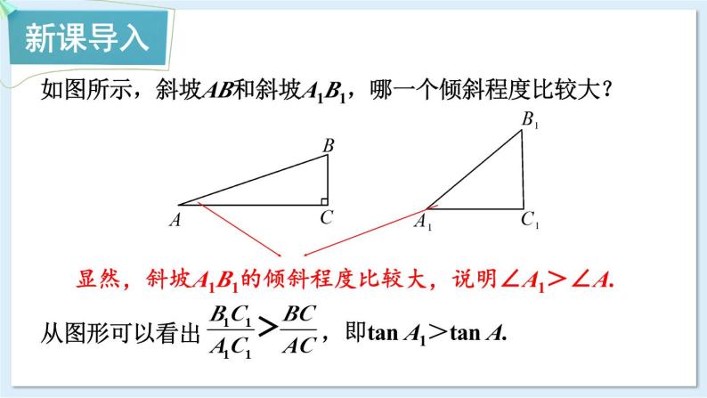 湘教版数学九年级上册 4.4.2与坡度、坡角有关的实际问题 教学课件+同步教案02