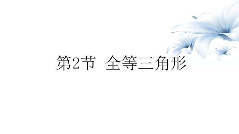 2023年中考数学一轮专题复习课件 全等三角形第1页