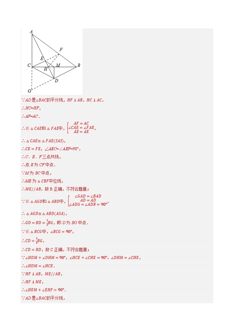 01挑战压轴题（选择题）-中考数学冲刺挑战压轴题专题汇编（安徽专用）03