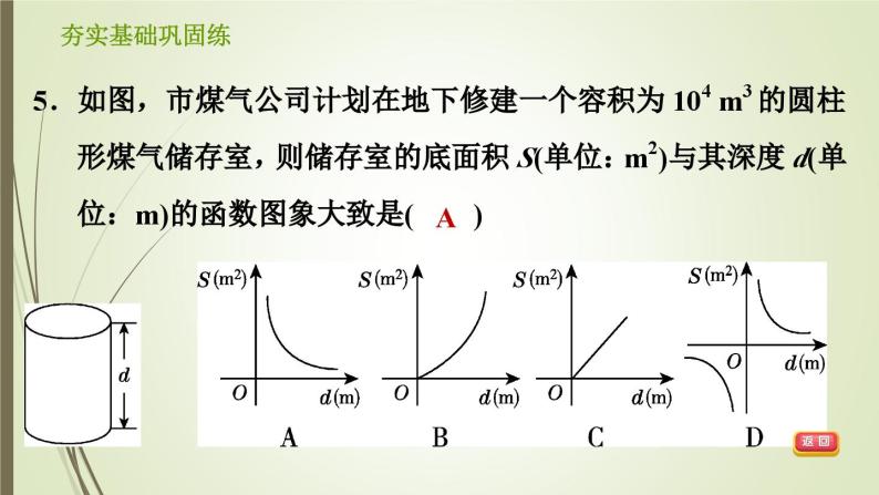 6.3 反比例函数的应用 浙教版八年级数学下册习题课件07