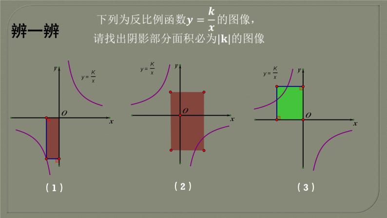 6.3 反比例函数的应用-反比例函数与图形面积问题 浙教版八年级数学下册课件06