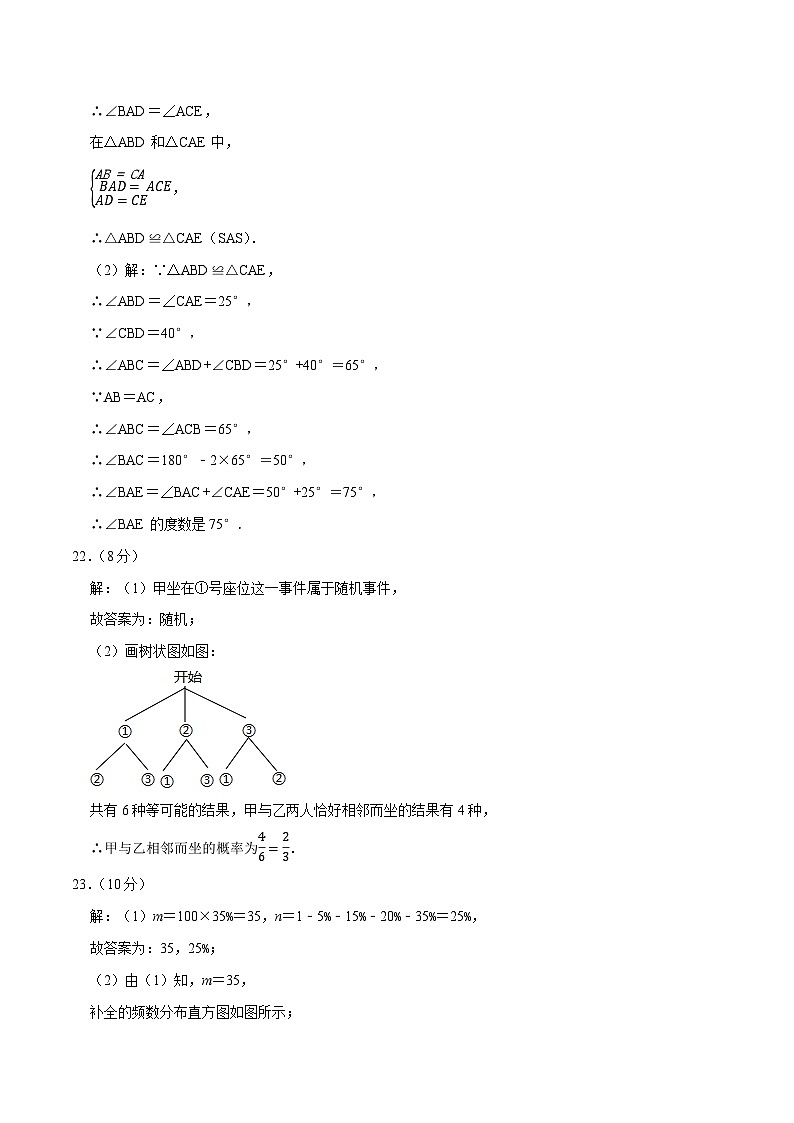 数学(江苏无锡卷)-学易金卷:2023年中考考前押题密卷(含考试版、全解全析、参考答案、答题卡)02