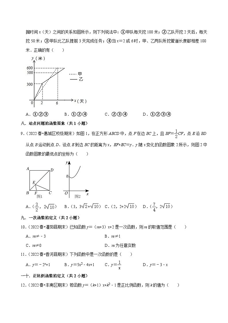 人教版八年级数学下册期末真题精选(基础60题40个考点分类专练)(原卷版)第2页