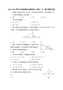 2022-2023学年江西省南昌市南昌县八年级（下）期中数学试卷（含解析）